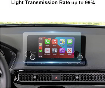 Screen Protector Compatible with 2022-2024 Civic,9H Hardness anti Scratch,Tempered Glass Screen Protector (7Inch)
